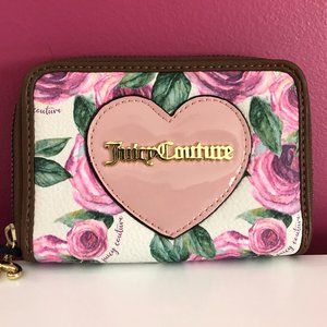 NWT Juicy Couture Moody Garden Whole Lotta Love Zip Around Wallet